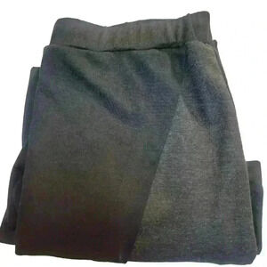 Alembika Mixed Media Colorblock Maxi Skirt Black Lagenlook Size 2 / 8